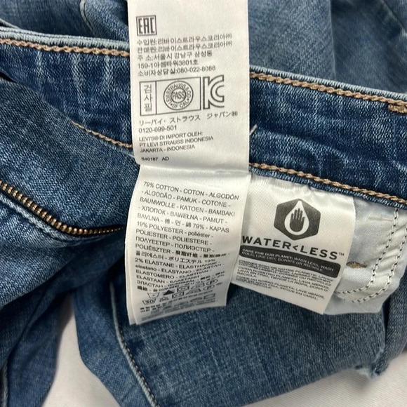 NEW Levi’s Sculpt 311 Shaping Skinny Distressed Jean Size 22W - Picture 6 of 12